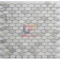 Oval Shape Natural Marble Stone Mosaic (CFS1083)